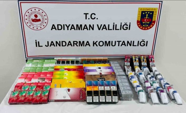 Adıyaman’da kaçak sigara operasyonu: 1 gözaltı