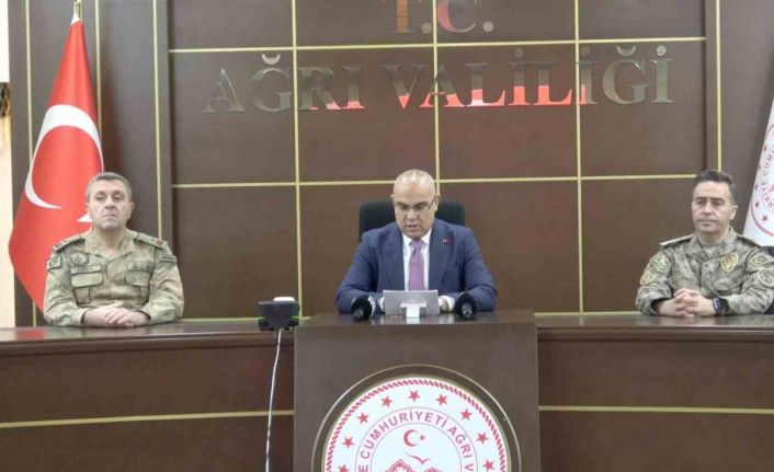 Ağrı Valisi Koç: "Devletin gücü ve kararlılığı her şartta sahadadır