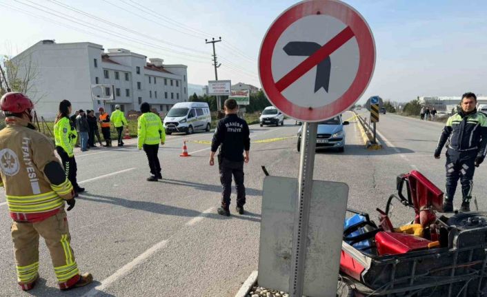 Akhisar karayolunda feci kaza: 1 ölü