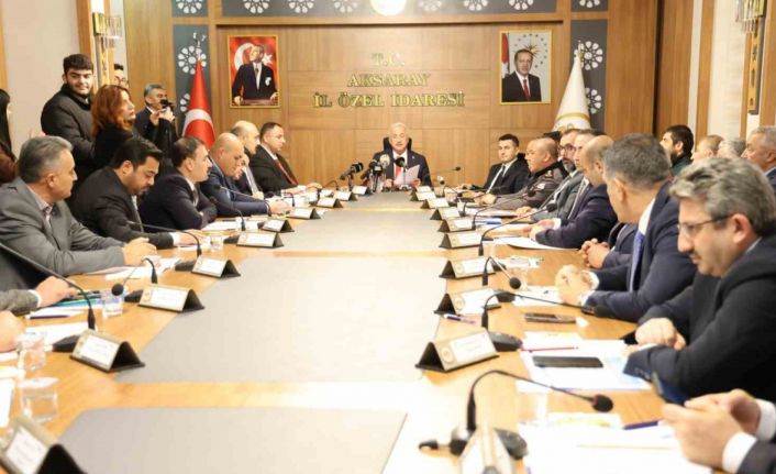 Aksaray’da bin 100 personel kış tedbiri görevine hazır