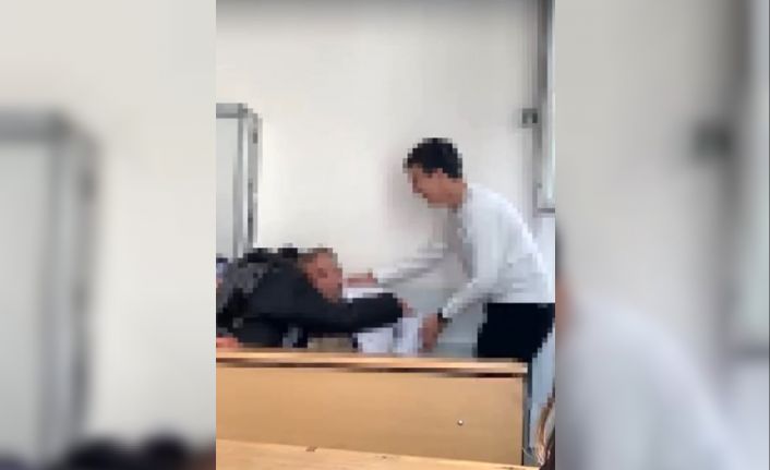 Ankara’da lise öğrencilerinden öğretmene saygısız hareketler