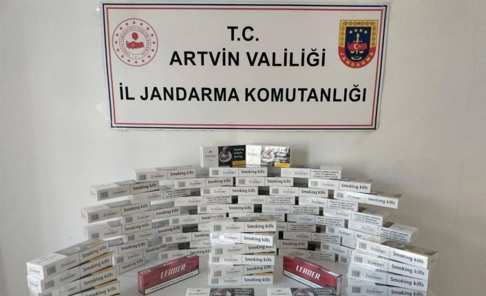 Artvin’de jandarmadan kaçakçılığa darbe