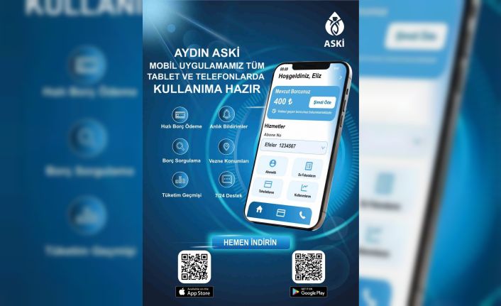 ASKİ Mobil Uygulaması Aydınlıların hizmetinde