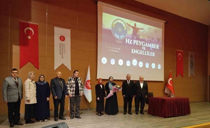 Aydın’da ’Peygamberimiz ve Engelliler’ konferansı düzenlendi