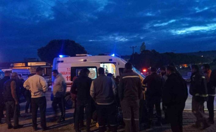 Ayvalık’ta trafik kazası: 2 yaralı