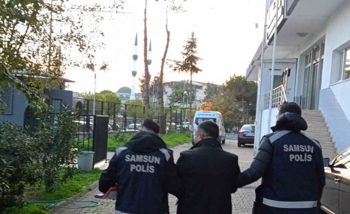 Bafra’da 15 yıl hapis cezası bulunan firari yakalandı