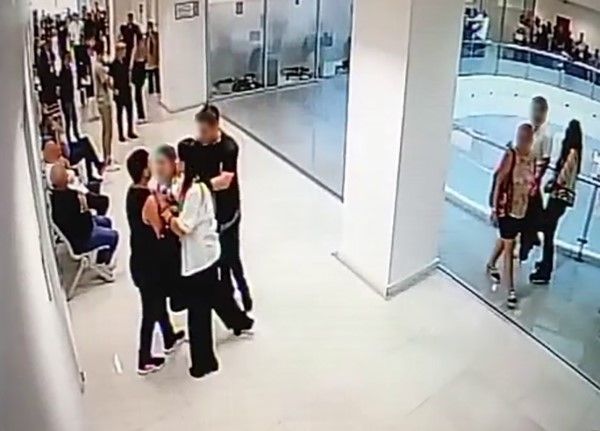 Bakırköy Adliyesi’nde velayat kavgası, o anlar kamerada