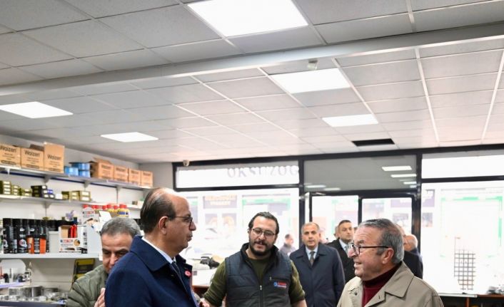 Başkan Geçit, ÖZSAN Sanayi Sitesi esnafının taleplerini dinledi