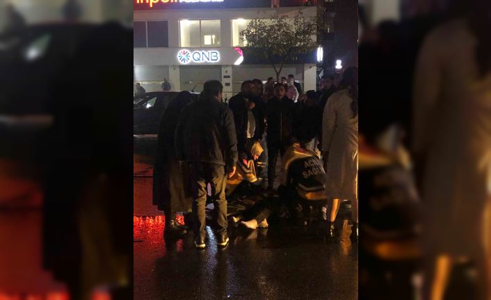 Batman’da otomobil motosiklete çarptı: 1 yaralı