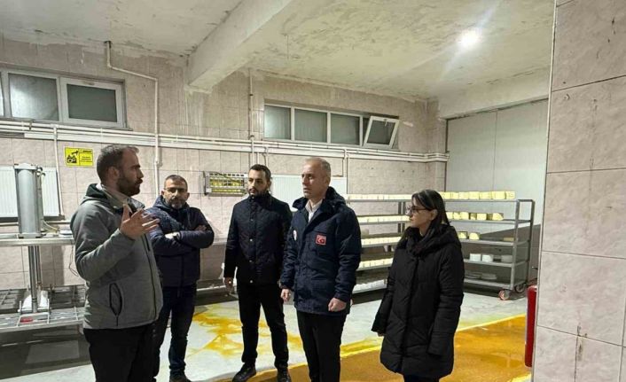 Bayburt’ta süt işleme ve peynir üretim tesisine çevre denetimi