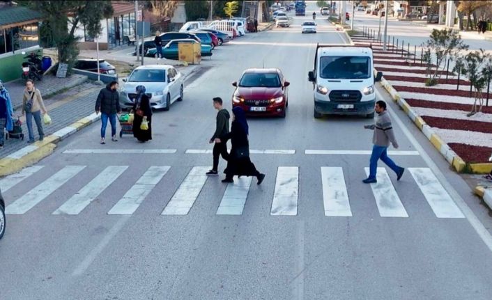 Bilecik’te drone denetiminde 13 araç sürücüsüne ceza