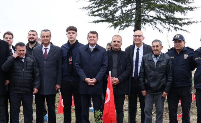 Bilecik’te şehitler adına fidan dikimi gerçekleştirildi