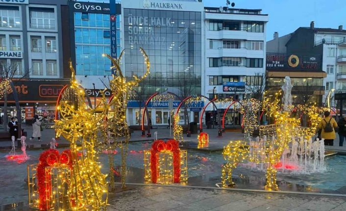 Bolu’nun en işlek meydanı ışıl ışıl oldu