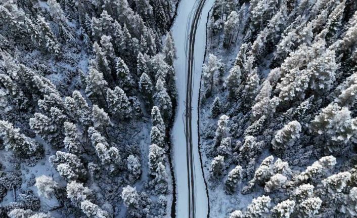 Bolu’nun yüksekleri beyaza büründü