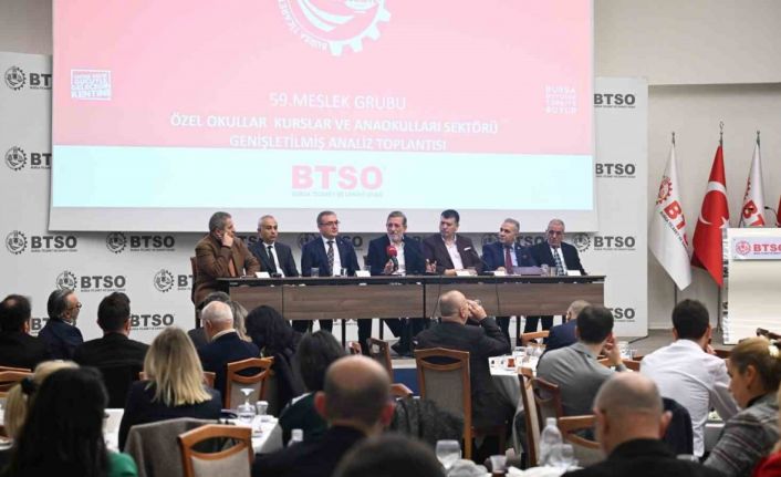 BTSO’da eğitim sektörünün geleceği konuşuldu