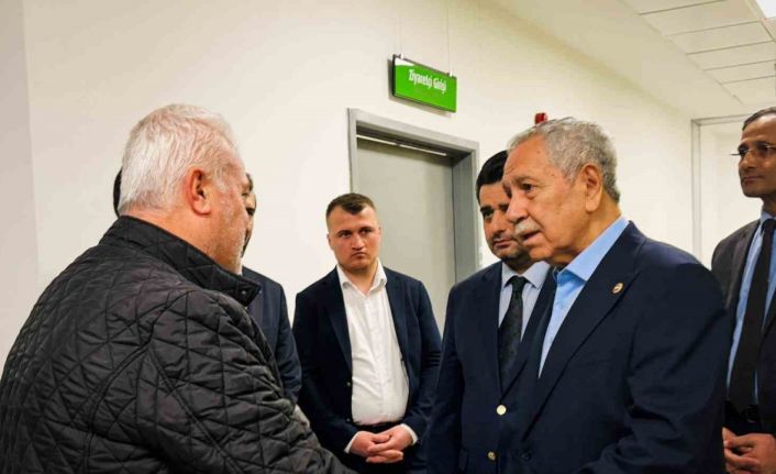 Bülent Arınç’tan Başkan Durbay’a yoğun bakımda ziyaret