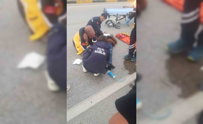 Burdur’da otomobil ile motosiklet çarpıştı: 1 yaralı