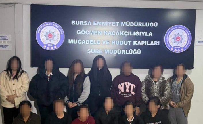 Bursa’da masaj salonlarına eş zamanlı operasyon: 13 kaçak çalışan yakalandı