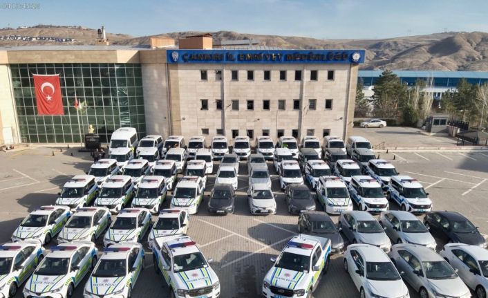 Çankırı İl Emniyet Müdürlüğü’ne 57 araç tahsis edildi