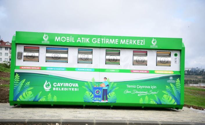 Çayırova’da 4 noktaya daha "mobil atık merkezi" kuruldu