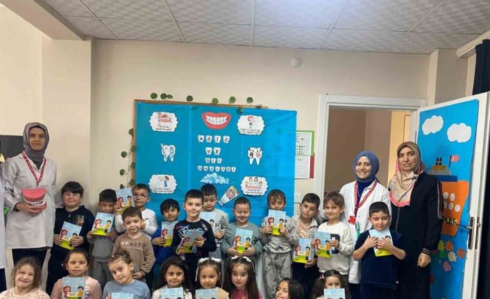 Çilimli’de miniklere sağlıklı gülüşler için eğitim