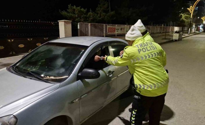 Çorum’da sürücülere sıkı denetim: 30 araca ceza