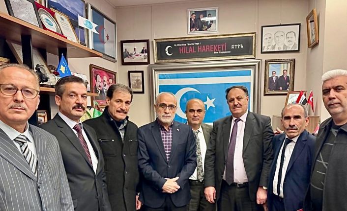 Cumhurbaşkanı Başdanışmanı Topçu, Suriye Türkmenlerinden oluşan heyeti kabul etti