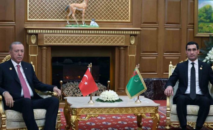 Cumhurbaşkanı Erdoğan, Türkmenistan Devlet Başkanı Berdimuhamedov ile görüştü
