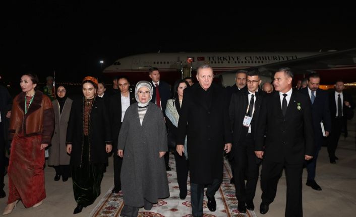 Cumhurbaşkanı Erdoğan Türkmenistan’da