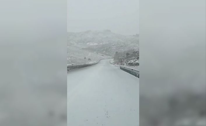 Denizli’nin yüksek kesimlerinde kar yağışı başladı