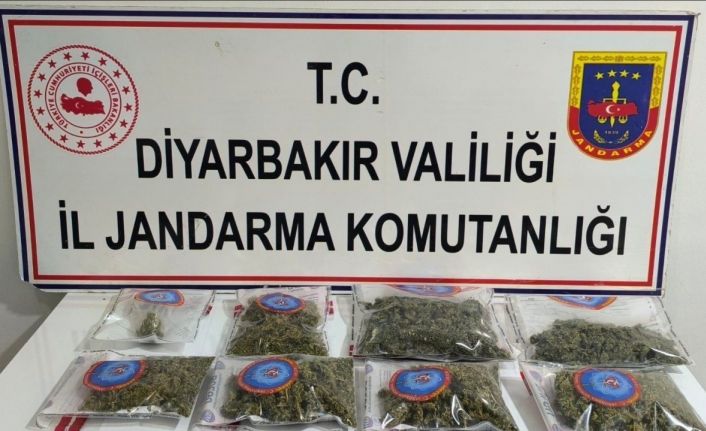 Diyarbakır’da 25 kilo esrar ele geçirildi
