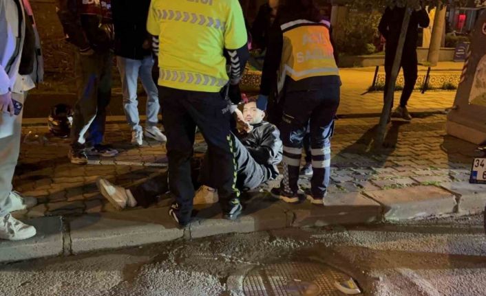 Edirne’de alkollü motosiklet sürücüsü otomobille çarpıştı: 1 yaralı