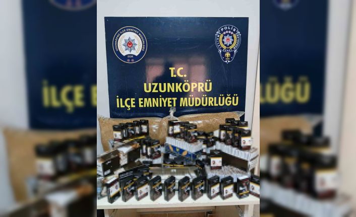 Edirne’de binlerce makaron ele geçirildi