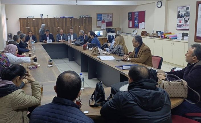 Eğitim-Bir-Sen Manisa 1 No’lu Şube Alaşehir’de eğitim paydaşlarıyla buluştu