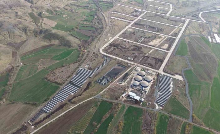 Elazığ’da 250 milyon liralık Cevizdere Besi OSB’de altyapı tamamlandı, bölge dron ile görüntülendi