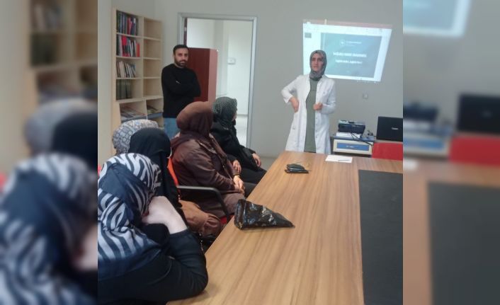 Elazığ’da vatandaşlara sağlık bilgilendirmesi