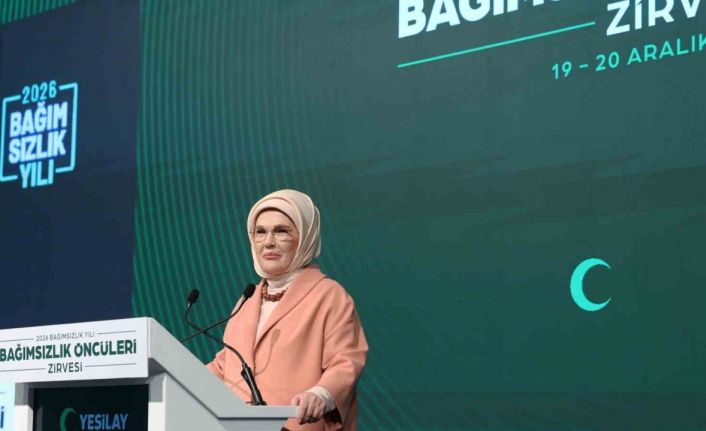 Emine Erdoğan, Bağımsızlık Öncüleri Zirvesi’nde konuştu: "2026’yı ’Bağımsızlık Yılı’ ilan ediyoruz"