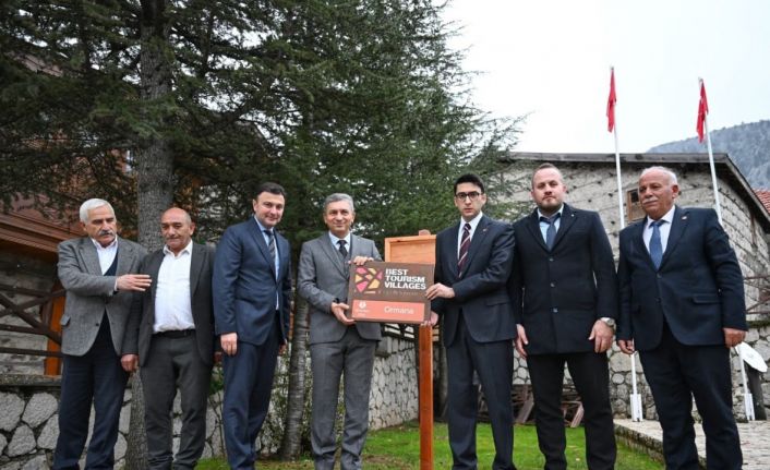 En iyi turizm köyüne gurur tabelası