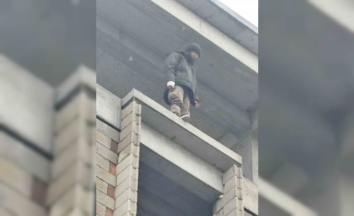 Erzurum Horasan’da intihar girişimi: Ekipler son anda ikna etti