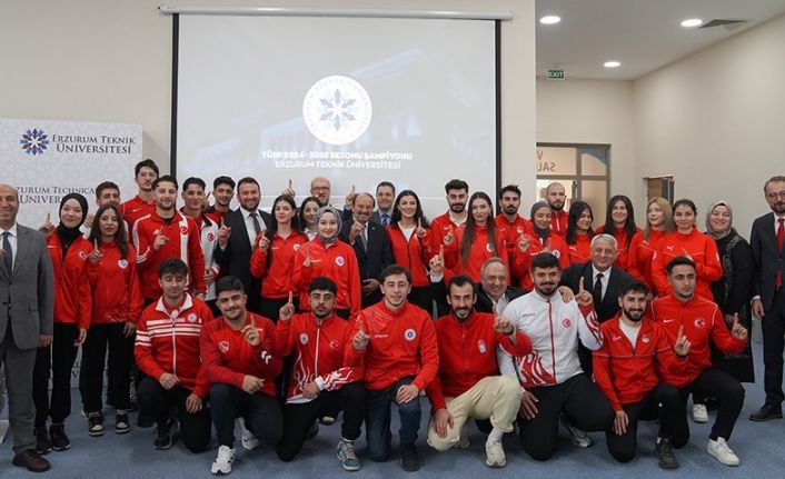 ETÜ, üniversiteler ligindeki şampiyonluğunu basın buluşmasıyla kutladı