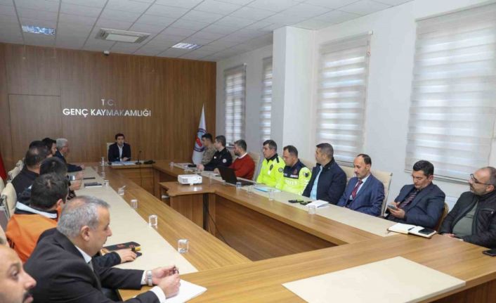 Genç’te kış tedbirleri ele alındı