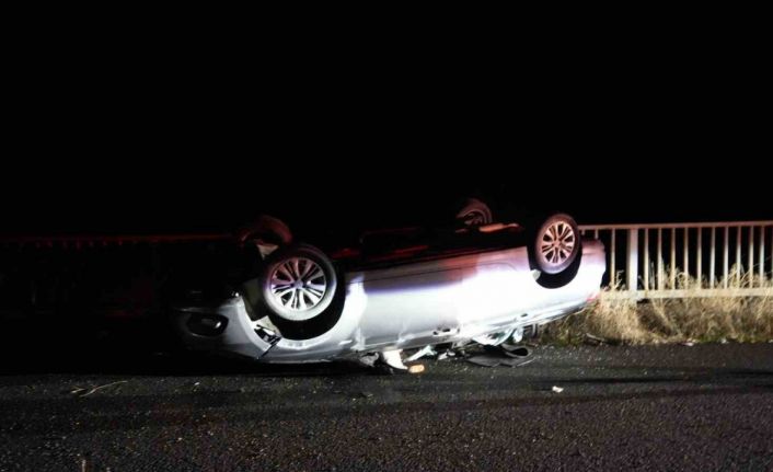 Gümüşhane’de otomobil takla attı: 5 yaralı