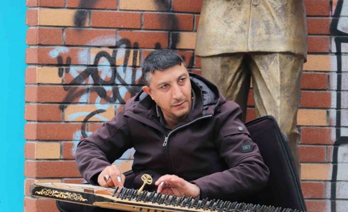 Havaların soğuması sokak sanatına engel olamadı