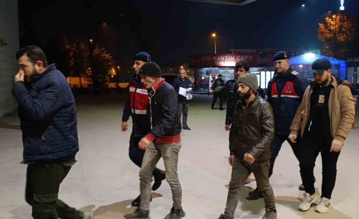 İnegöl’de 8 kaçak göçmen yakalandı