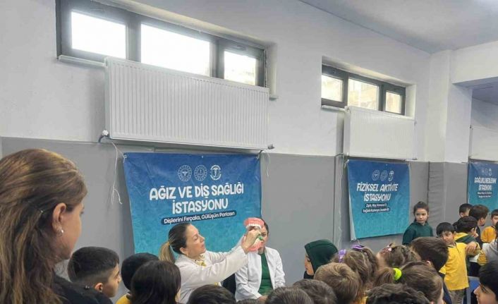 Işık İlkokulunda sağlıklı çocuk sağlıklı gelecek etkinliği