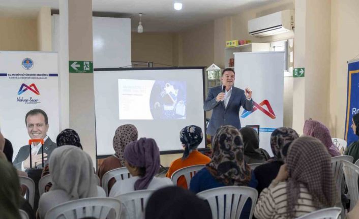 Kadınlara yönelik EVKA eğitimleri Mersin’de yoğun ilgi gördü