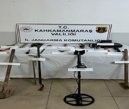 Kahramanmaraş’ta kaçak kazı operasyonu: 11 şüpheli yakalandı