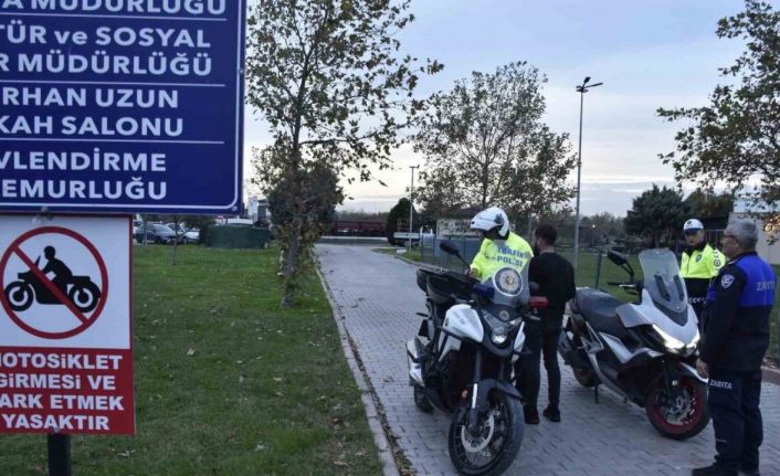 Karacabey Atatürk Kültür Parkı’na motosikletle giriş tamamen yasaklandı