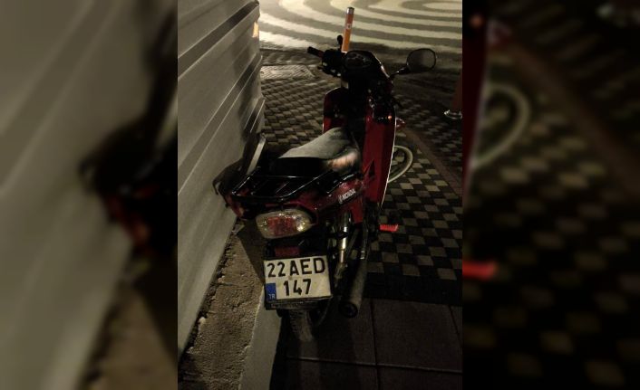 Keşan’da motosiklet ile otomobil çarpıştı: 1 yaralı