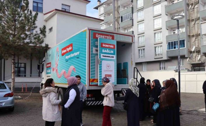 KETEM tırı Oltu’da tarama yapıyor